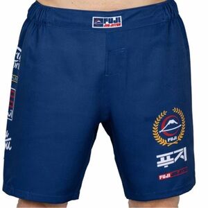 New FUJI Blue Jiu-Jitsu Shorts Size 44”